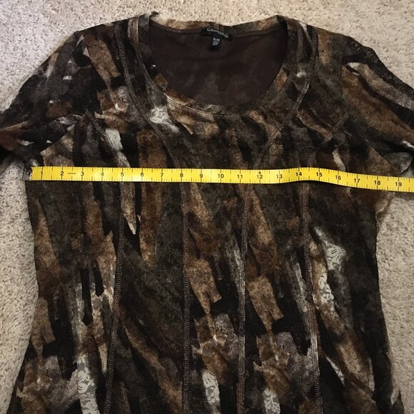 Vintage Conrad C Collection Retro Floral Lace + Mesh Top - Picture 12 of 16